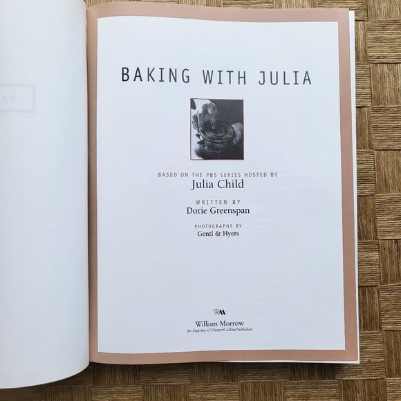 Julia Child Bundle: 1st Edition Cookbook & Wooden Rolling Pin - Picture 4 of 16
